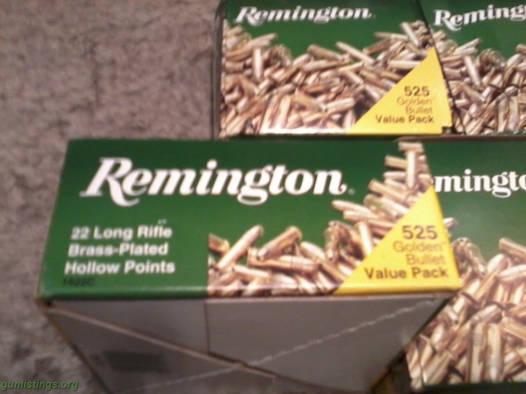 Ammo Remington 22 Long Rifle 525 Round Bricks Of Ammo