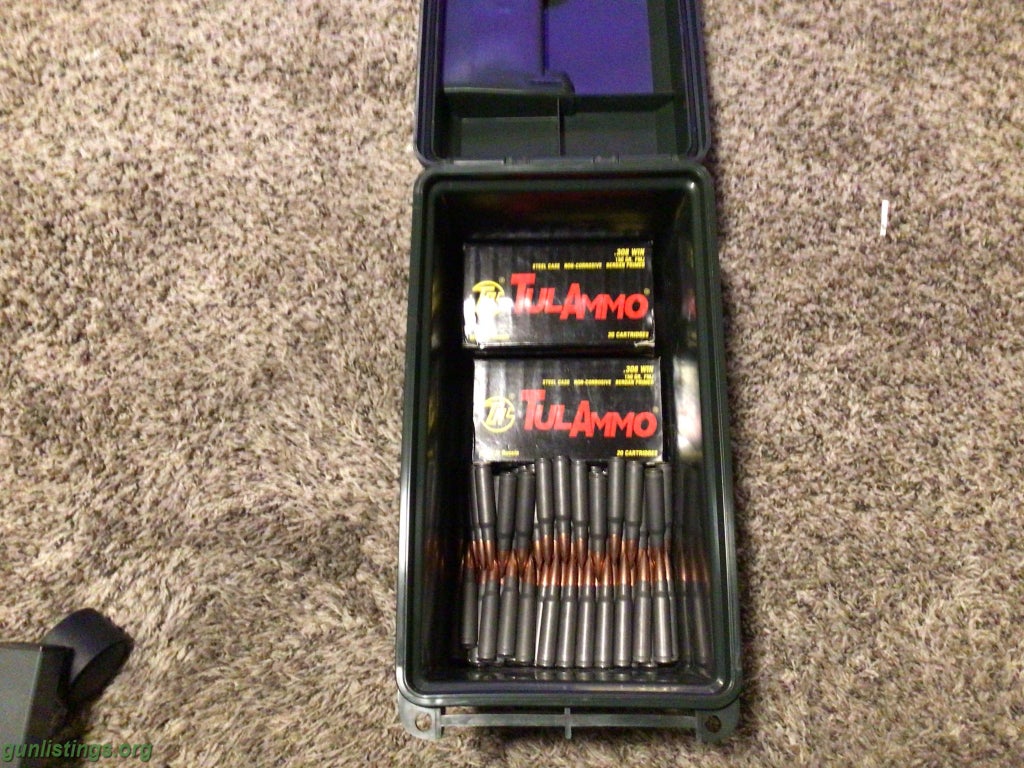 Ammo TulAmmo .308 Win 150 GR. FMJ