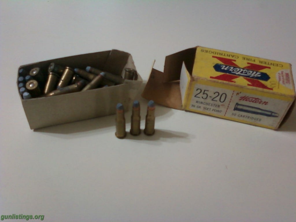 Ammo Vintage Western Ammo 25-20