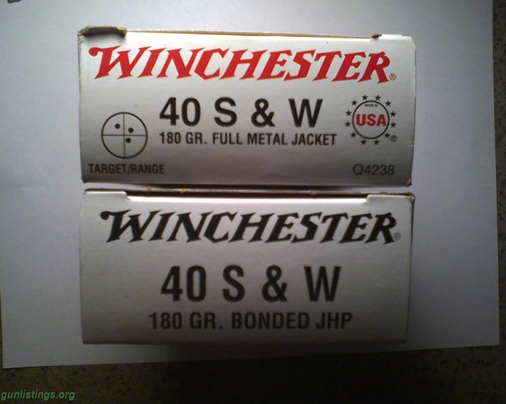 Ammo Winchester .40 Cal Ammo