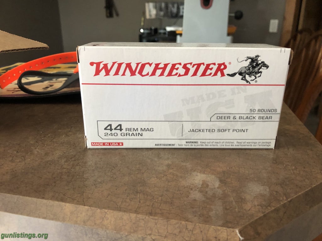 Ammo Winchester 44 Rem Mag Ammo