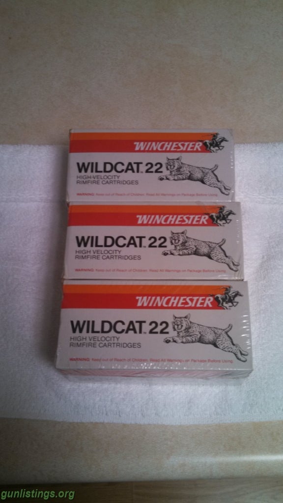 Ammo WInchester Wildcat .22 Bricks