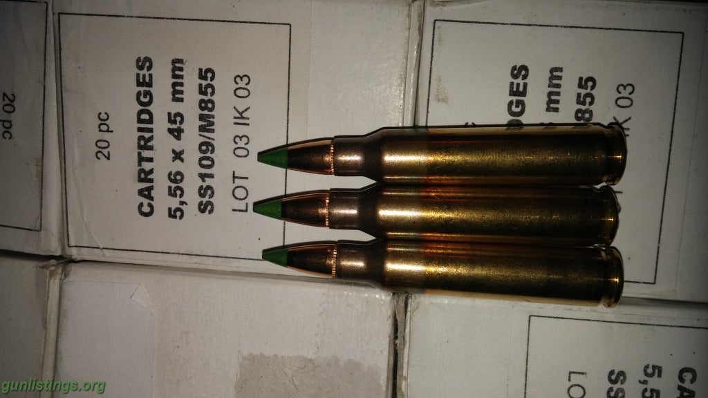 Ammo XM855AP 5.56 AMMO