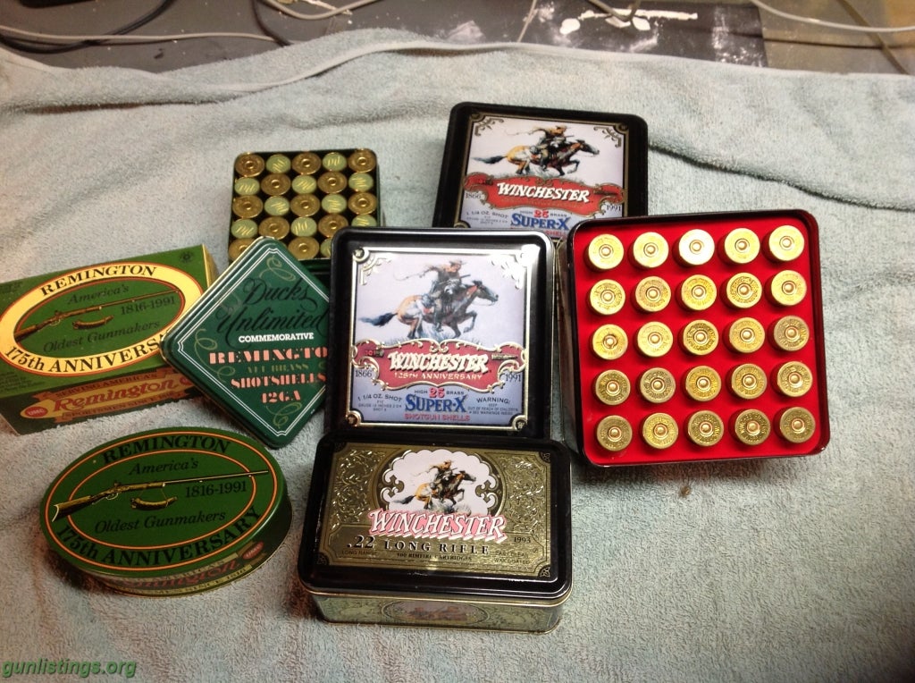 Collectibles Collectors Ammo Tins