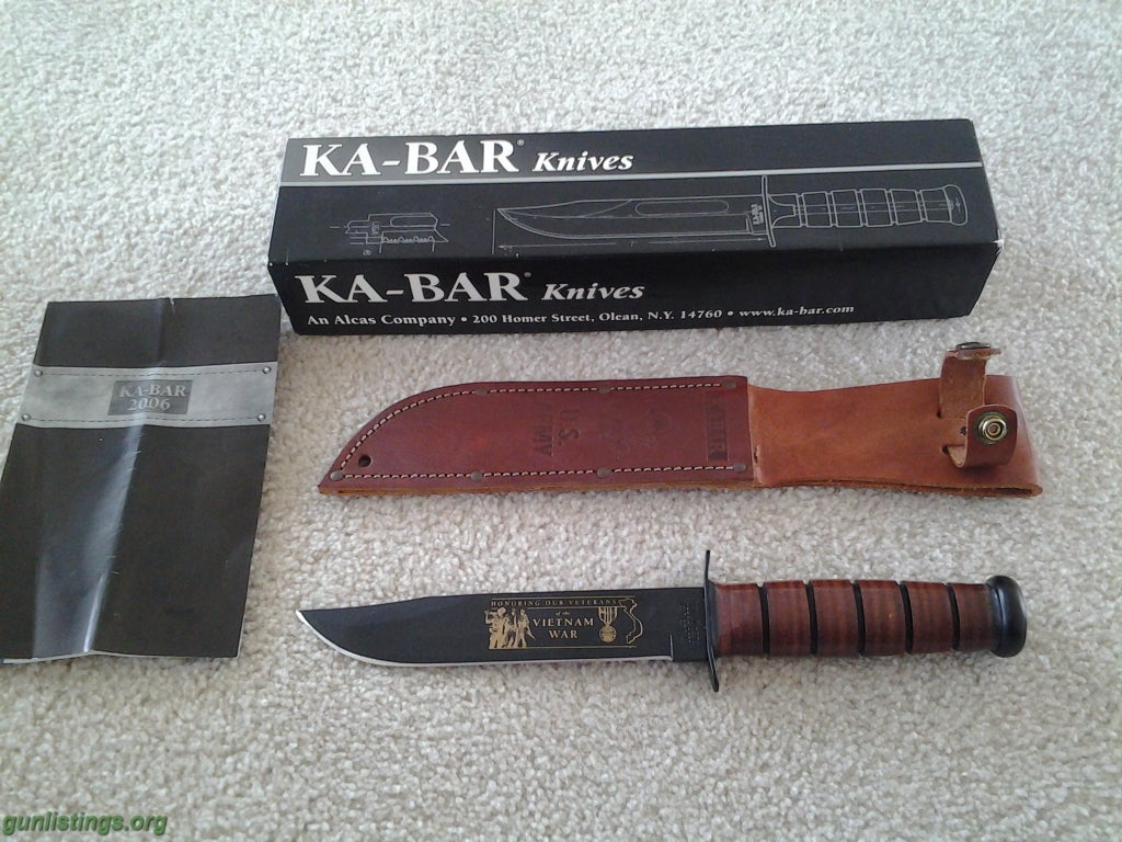 Collectibles K Bar U.S. Army Vietnam Commerative Knife