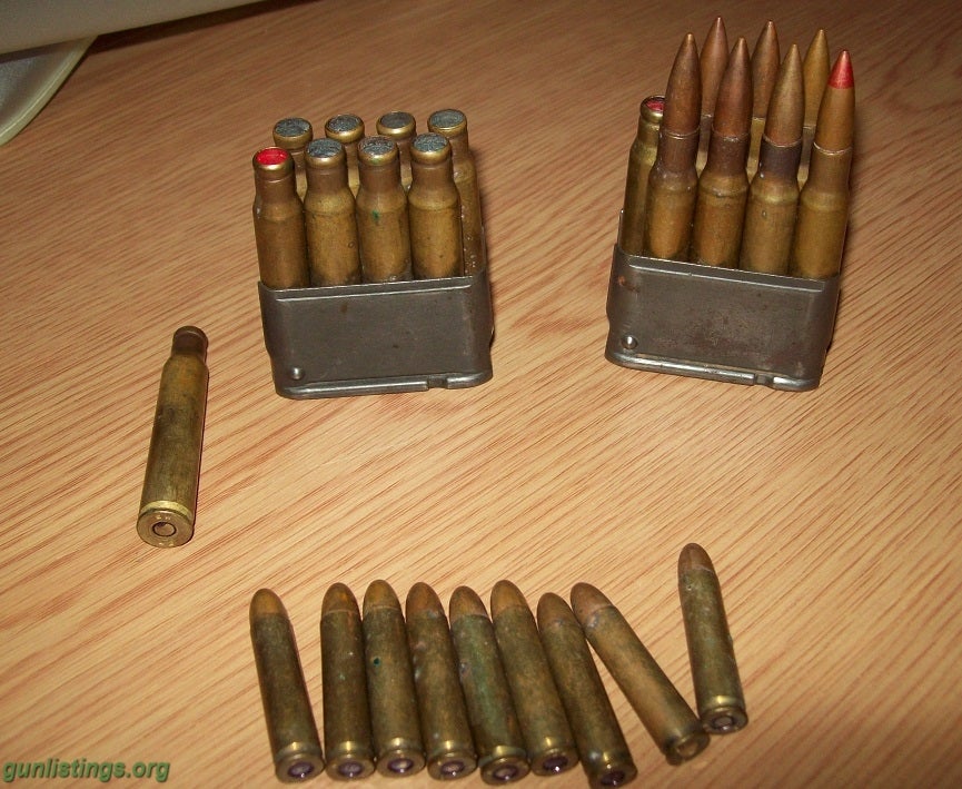 Collectibles WWII 30.06 - .30 Carbine Ammo - MI Garand Clips