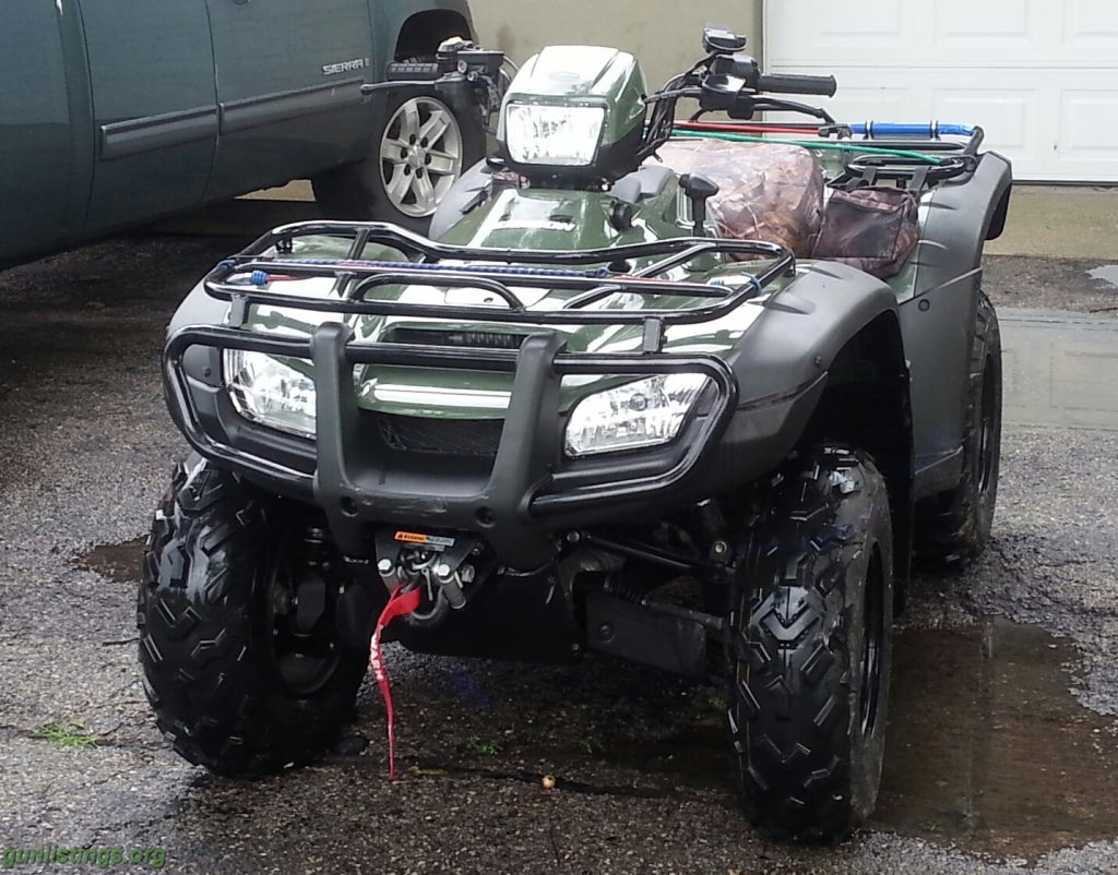 Misc 2013 Honda Rubicon 4x4, ATV W/ Winch, Factory Warranty,