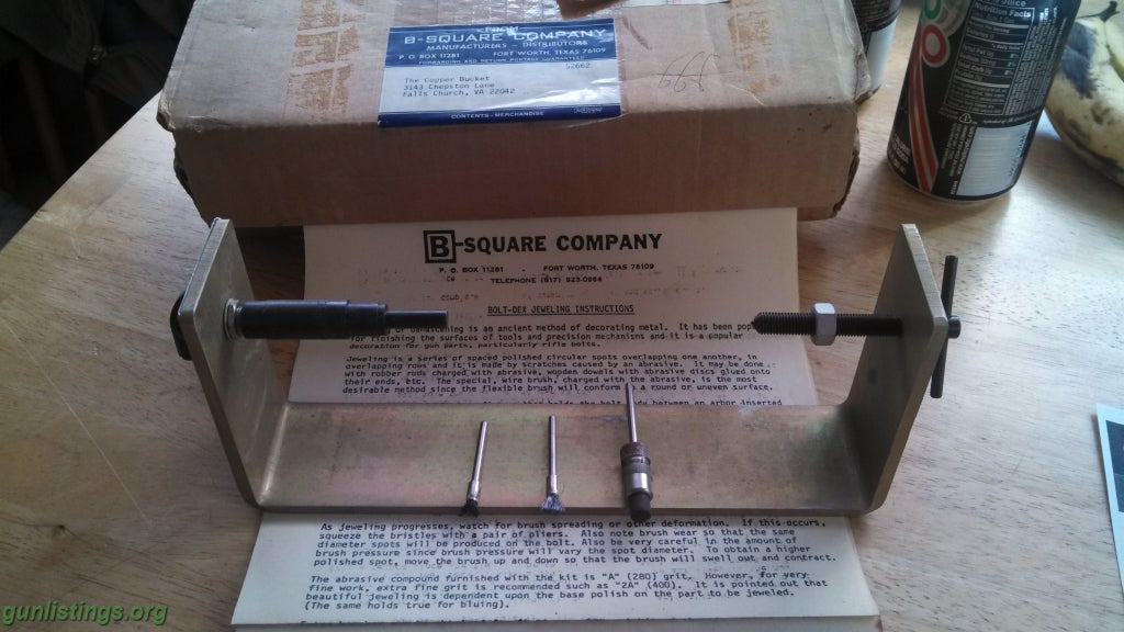 Misc B-Square Bolt Jeweling Jig W/tools