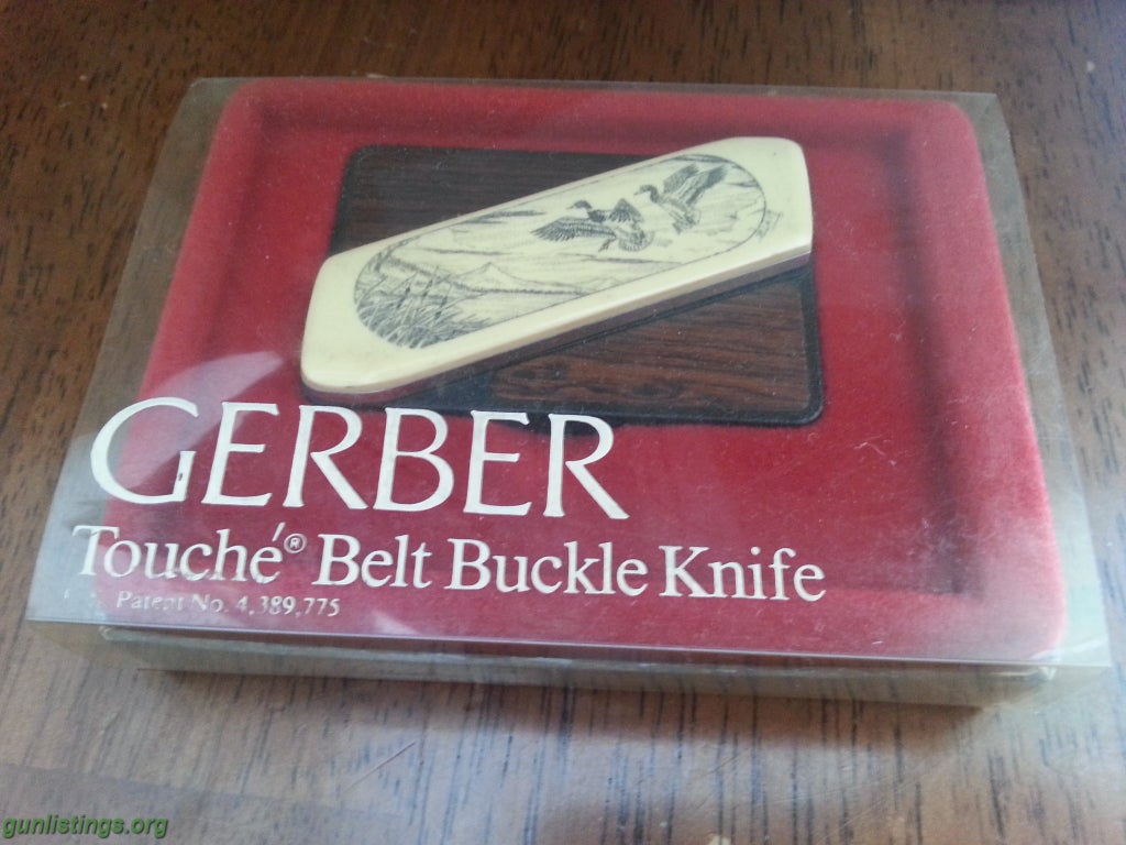 Misc Gerber TouchÃ© Belt Buckle Knife