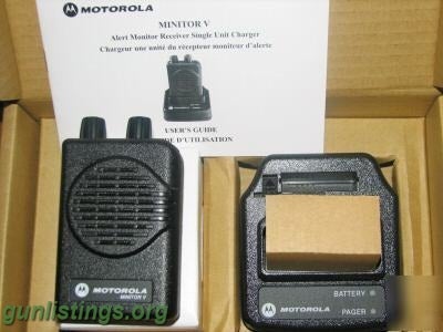 Misc Motorola Minitor V Pager-fire/ems