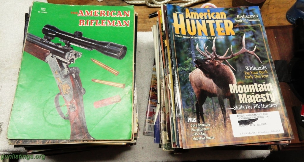 Misc NRA Hunting Shooting Magazines