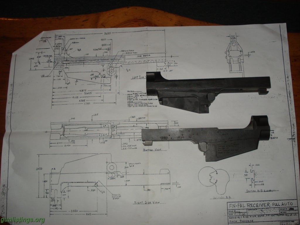 Misc Two Fn Fal Receiver Castings