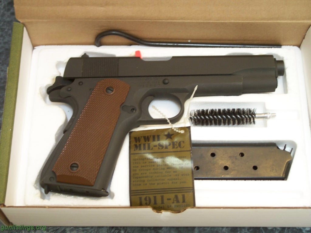 Pistols 1911-A1 Springfield Armory GI .45 MIL SPEC