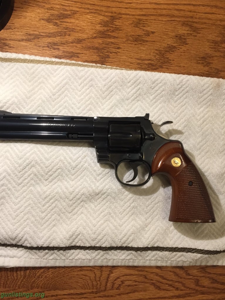 Pistols 1973 Colt Python Royal Blue