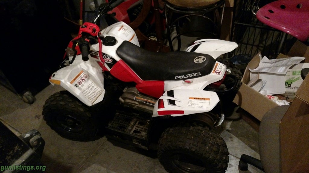 Pistols 2010 Polaris Outlaw 50cc Four Wheeler