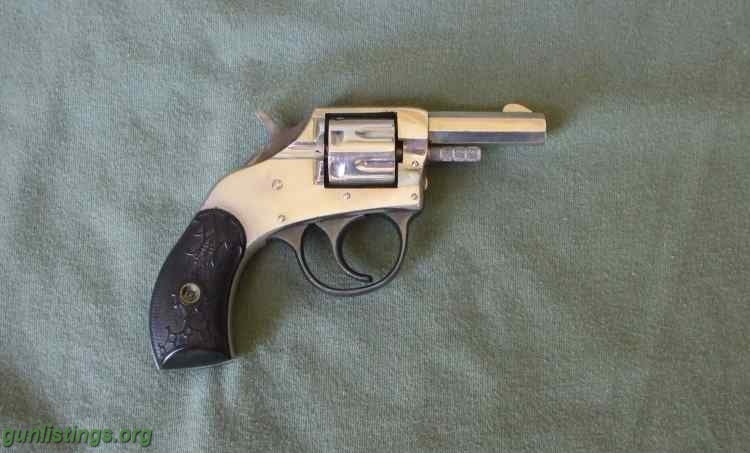 Pistols 22 7 Shot Nickel Revolver Small & Concealable