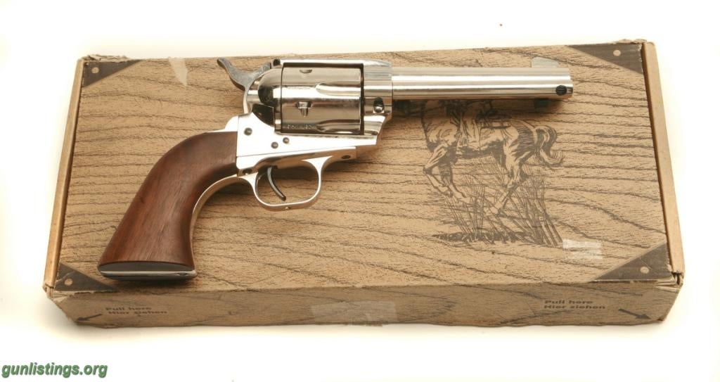 Pistols 22 Revolver Nickel Plated Bounty Hunter