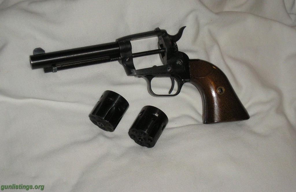 Pistols 22 Magnum & 22 LR Revolver 2 Cylinders