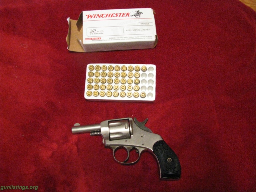 Pistols 32 Caliber Stainless Revolver