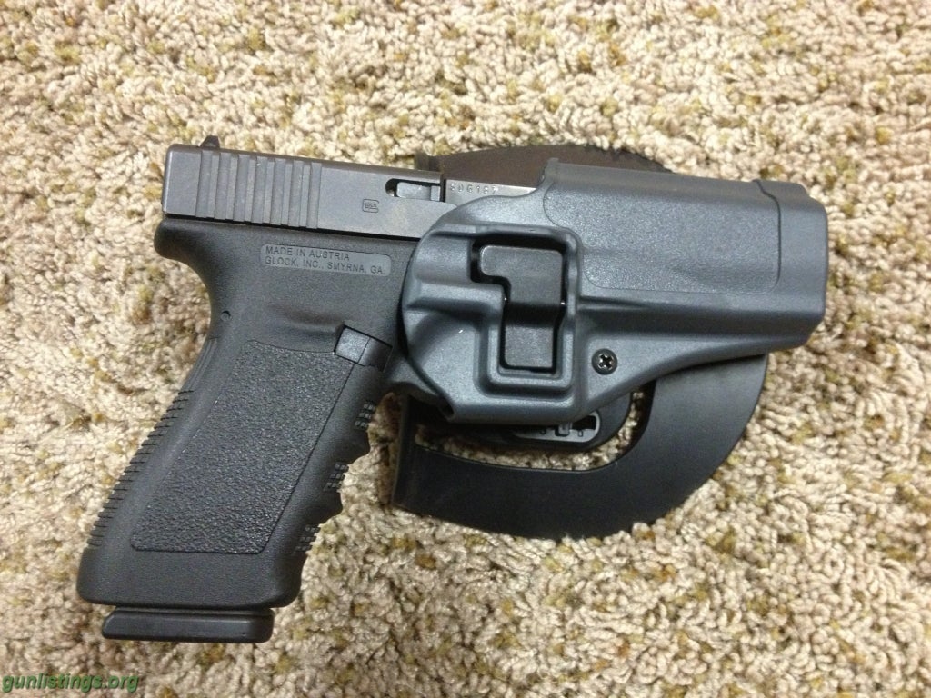 Pistols 45 Glock 21 & Blackhawk Holster