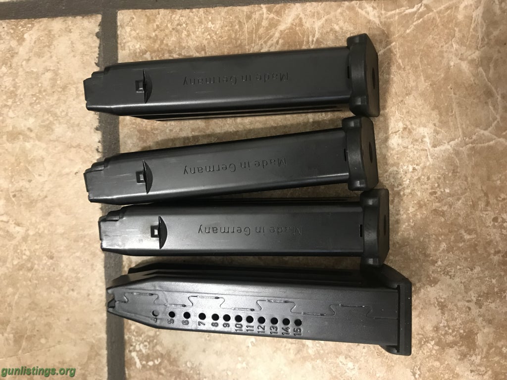 Pistols 4 New Factory HK VP9/P30 15rd  Magazines