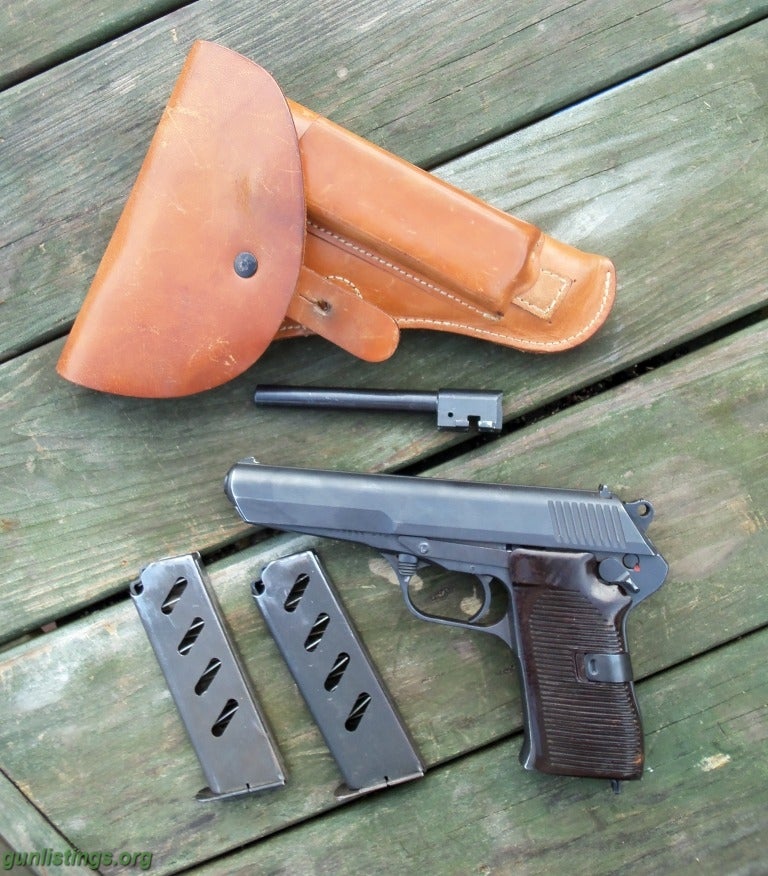 Pistols 7.62x25 CZ52 W/9mm Conversion 2 Mags And Holster