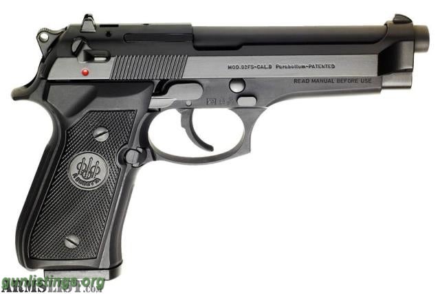 Gunlistings.org - Pistols *-*-*-*-* Beretta 92FS Italy, 9mm, NEW