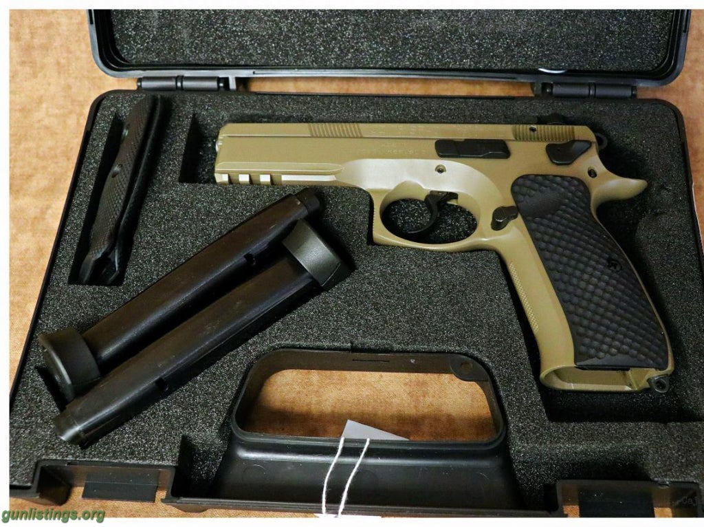 Pistols CZ 75 SP-01 Tactical FDE 9mm