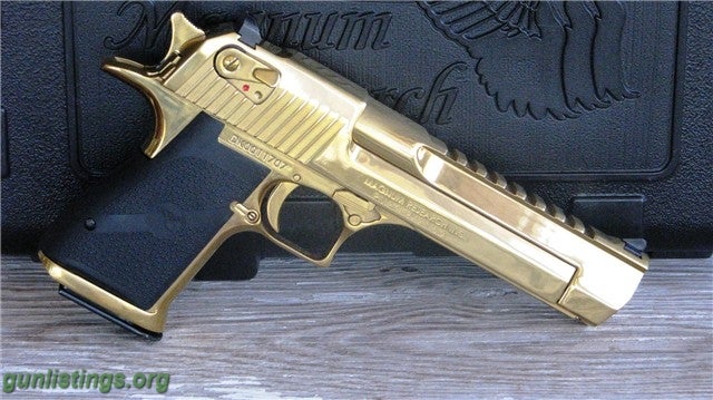 Pistols Desert Eagle Titanium Gold