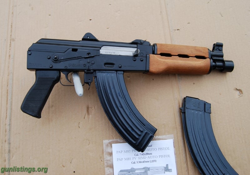 Pistols AK 47 M92 Pistol Caliber 7.62x39