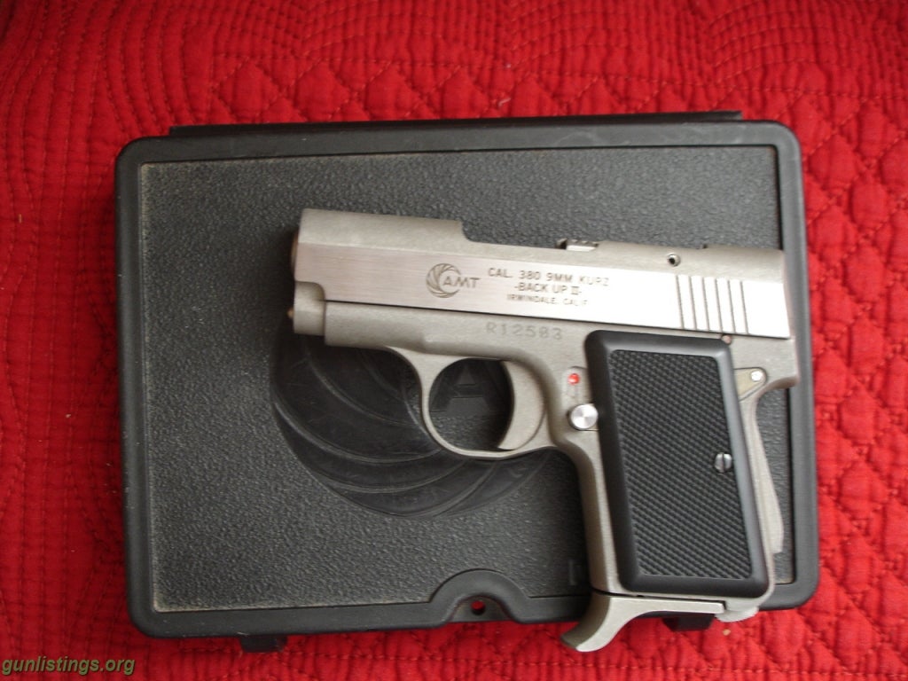 Pistols AMT 380 Backup