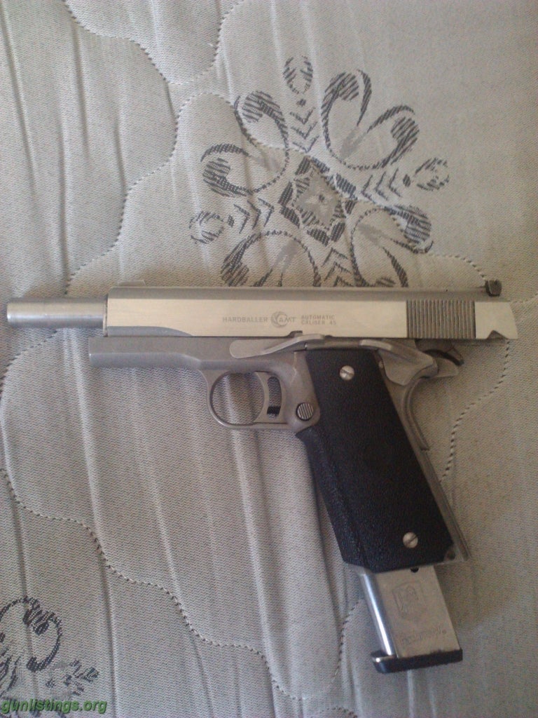 Pistols AMT HARDBALLER .45 5inch Barrel