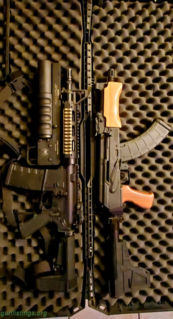 Pistols AR15 Pistol With Launcher 37mm