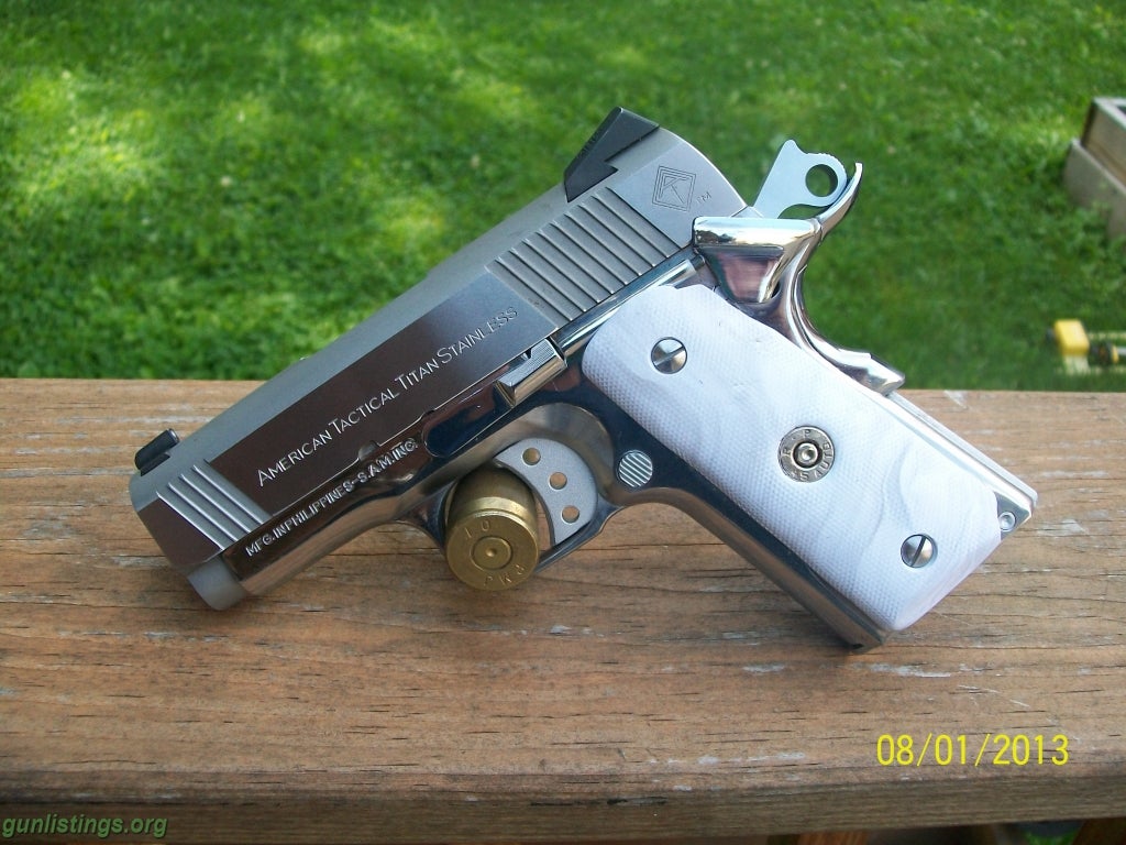 Pistols ATI TITAN STAINLESS 1911 .45