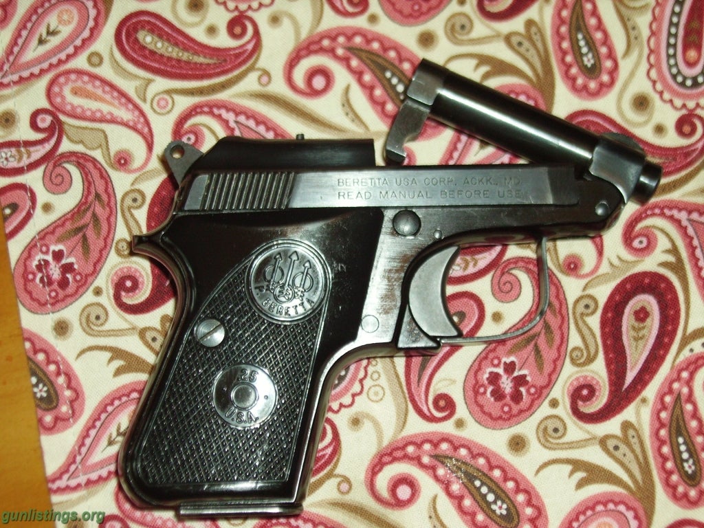 Pistols Beretta 25 Cal.