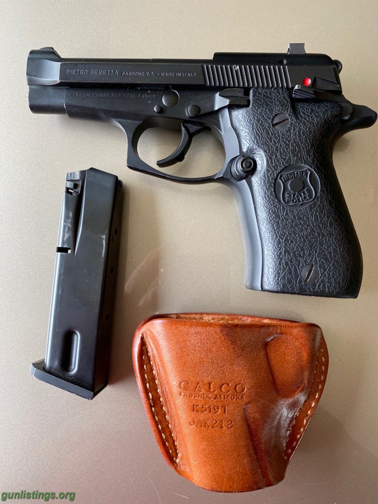 Pistols Beretta 84F With Holster