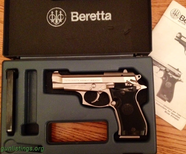 Pistols Beretta 85F Cheetah .380 Nickel Finish