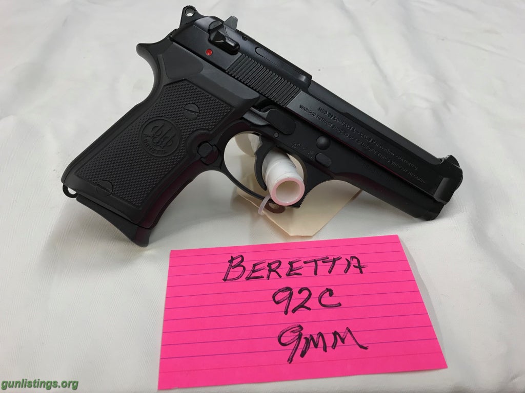 Pistols Beretta 92c. 9mm