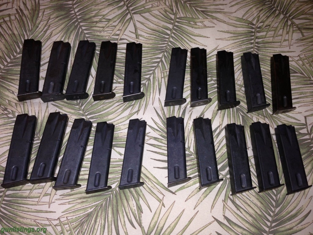 Pistols Beretta 92FS High Capacity Magazines