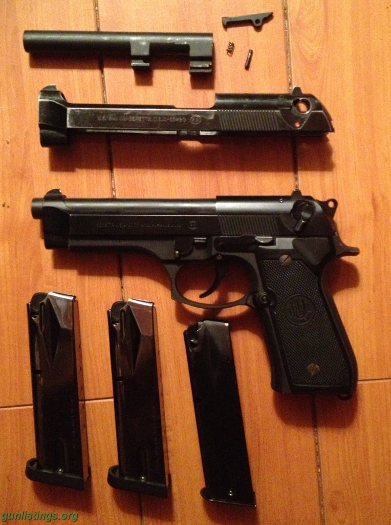 Pistols Beretta 96FS With 9 Mm Barrel And Slide