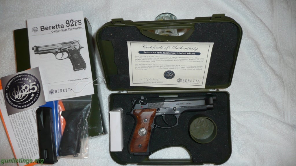 Pistols Beretta M9 25th Anniversary Edition