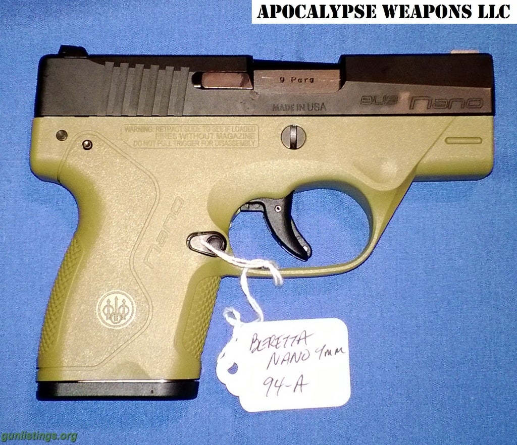 Pistols Beretta NANO 9mm FDE - NEW!