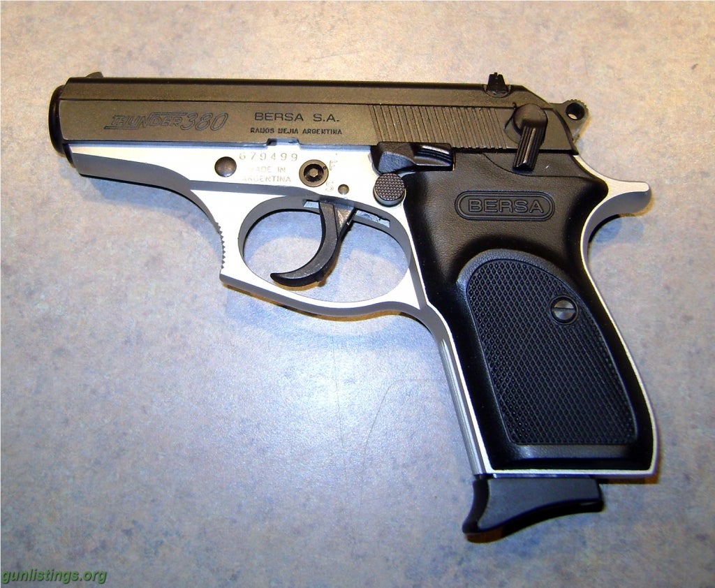 Pistols Bersa Thunder .380 Two Tone