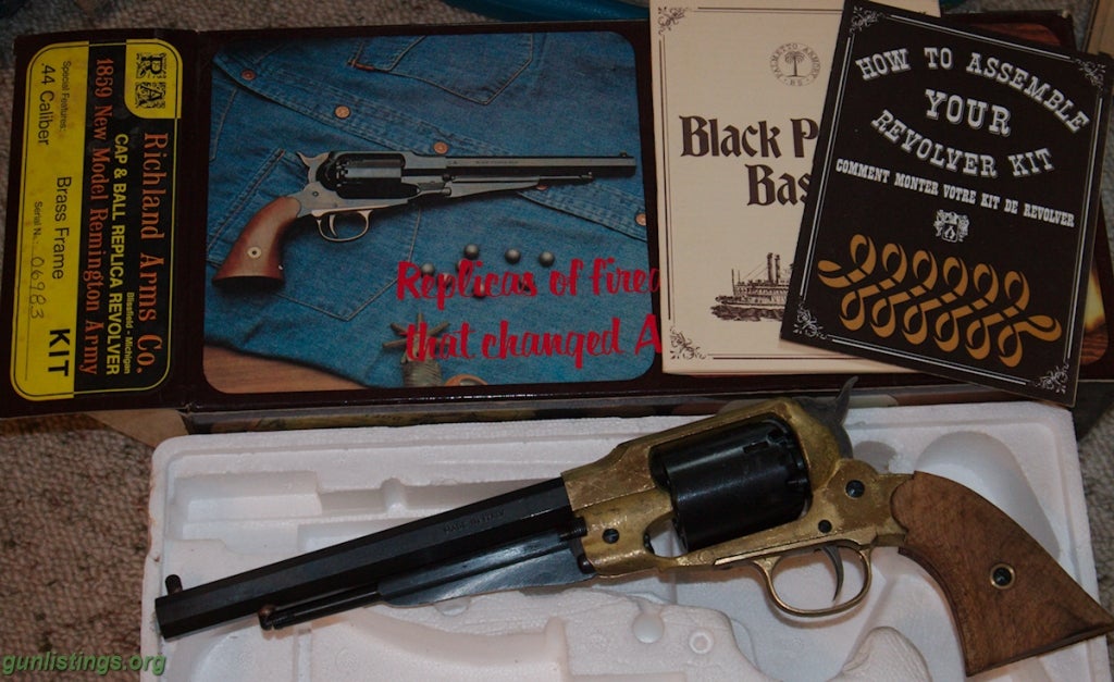 Pistols Black Powder Revolver Kit