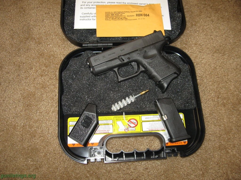 Pistols BNIB GLOCK 26 & MAK-91