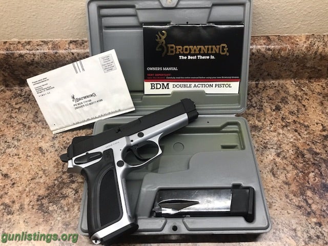 Pistols BROWNING BDM 9MM...RARE...UNIQUE