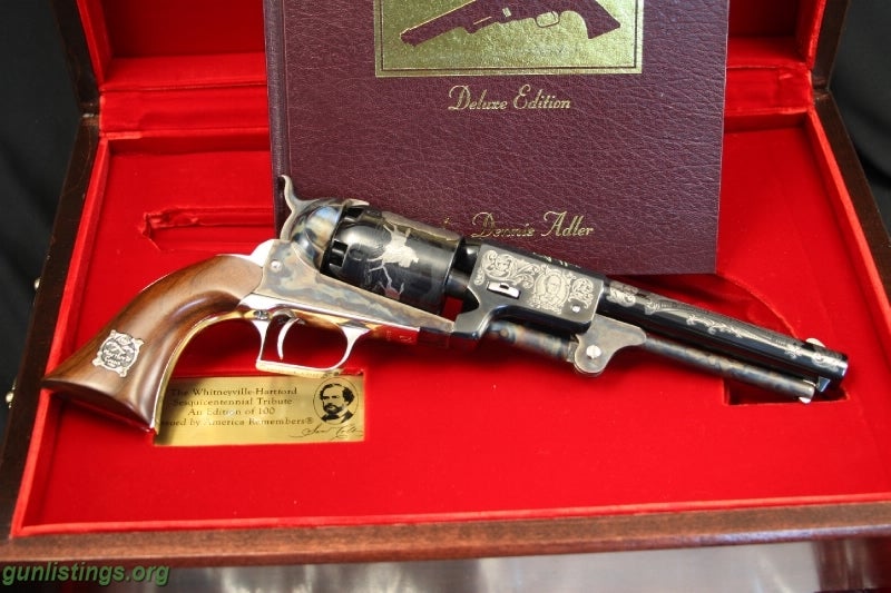 Pistols Cased, Engraved & Inlaid Colt -- Whitneyville Hartford