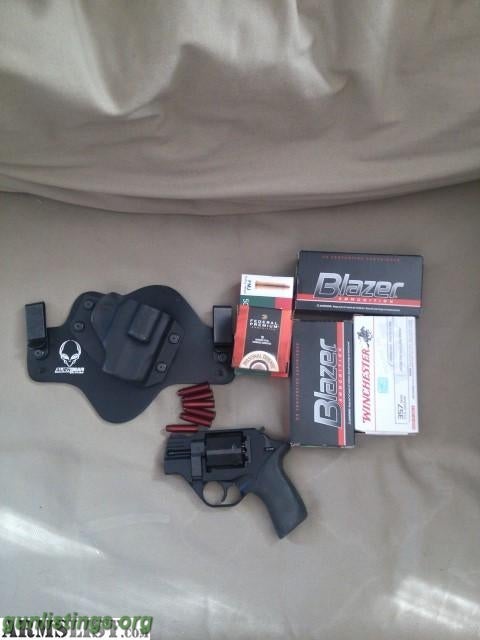 Pistols Chiappa Rhino 200DS .357 With Ammo Snub Nose Revolver