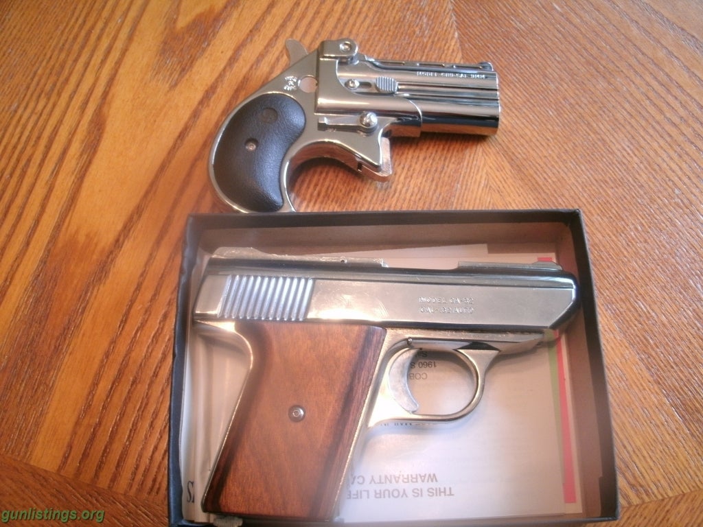 Pistols Cobra 9mm Derringer/ And .32 Auto