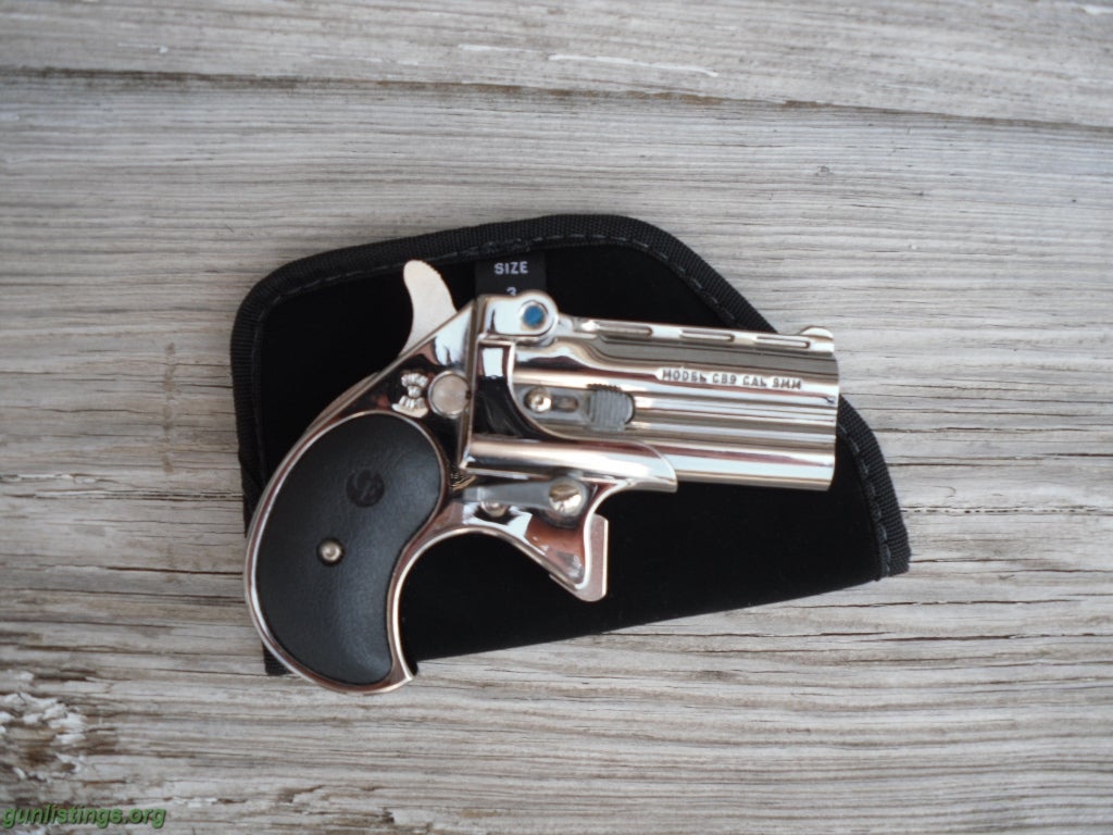 Pistols Cobra Big Bore 9mm Derringer, Stainless Like New